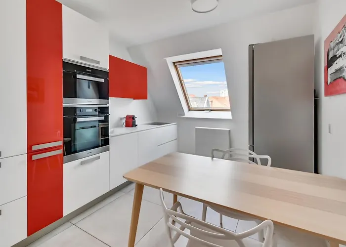 Le Saint-eloi Luxury Private Parking With Ac 6 Pers Old Town * 科尔马